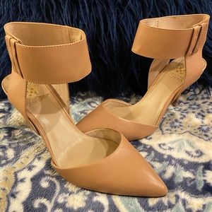 Vince Camuto tan heels